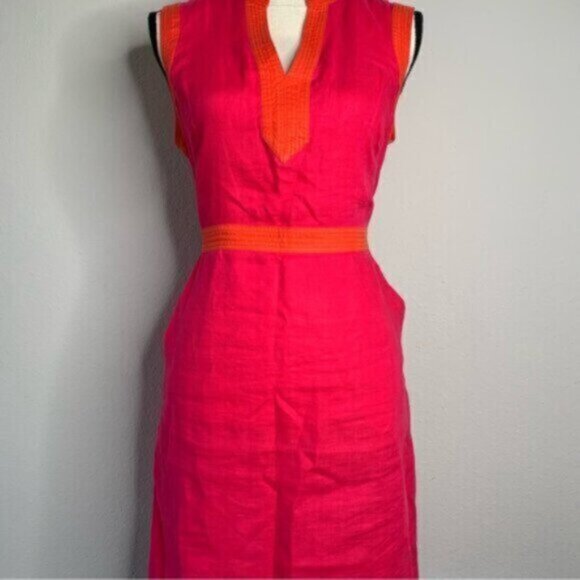 Boden Red and Orange Mini Dress - Picture 8 of 15